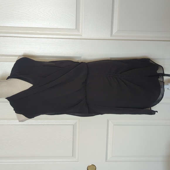 All Saints Cathea Cowl neck Black Sleeveless Dress - Picture 4 of 11